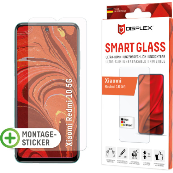 Displex Smart Glass 2D EASY-On Xiaomi Redmi 10 5G - (01694)