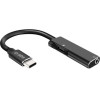 SBS Audio Adaptor Type C To Jack 3.5 And Charging Black - (JACKTYCCHARGK)