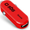 SBS Car Charger Speedy 2A 10W Red - (CAR2ASPR)