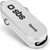 SBS Car Charger Speedy 2A 10W White - (CAR2ASPW)