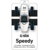 SBS Car Charger Speedy 2A 10W White - (CAR2ASPW)