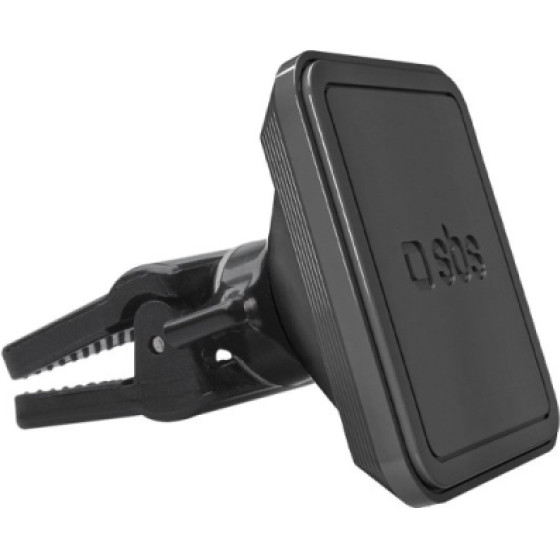 SBS Car Holder Magnetic Airvent Adjustable Tiltable Black - (SUPMAGXLCLIP)
