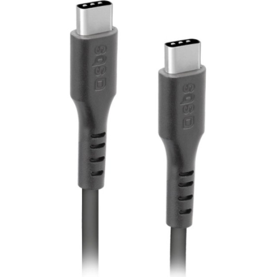 SBS Data Cable 2.0 Type C To Type C 1.5m Black - (CABLETCC20K)