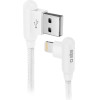 SBS Data Cable Mfi Lightning 90 Degrees Angle 1m White - (CABLE90LIGK)