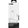 SBS Data Cable Mfi Lightning 90 Degrees Angle 1m White - (CABLE90LIGK)