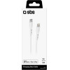 SBS Data Cable Mfi Type C To Lightning 3m White - (CABLELIGTC3W)