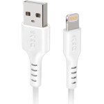 SBS Data Cable Mfi Usb 2.0 To Lightning 1m White - (CABLEUSBIP589W)