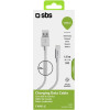 SBS Data Cable Type C 1.5m Nylon Barined Silver - (CABLETC15BS)