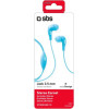 SBS Handsfree Stereo Earset 3.5 Jack Studio Mix 10 Blue - (INEARBL)