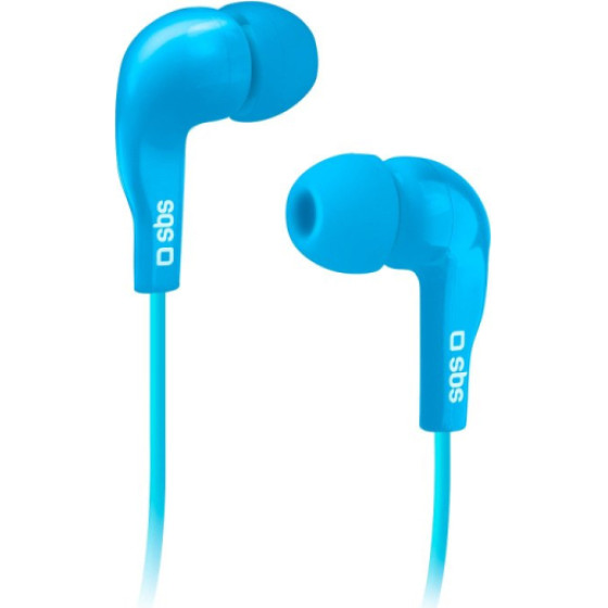 SBS Handsfree Stereo Earset 3.5 Jack Studio Mix 10 Blue - (INEARBL)
