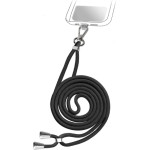 SBS Neck Strap Lanyard For Smartphones Black - (TEUNILACEK)