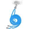 SBS Neck Strap Lanyard For Smartphones Blue - (TEUNILACEB)