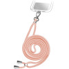SBS Neck Strap Lanyard For Smartphones Pink - (TEUNILACEP)