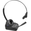 SBS Wireless Mono Headphone With Charging Base Black - (SMMONOHEADBTK)