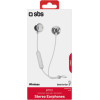 SBS Wireless Neckband BT701 Earphones White - (EARBT701W)