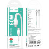 Hoco Data Cable Type C To Type C X37 27W Pd 1m White - (X37W)