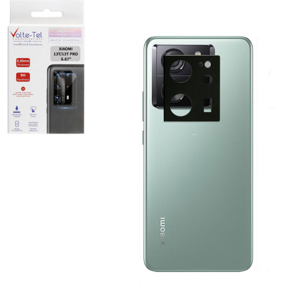 Volte-Tel Tempered Glass Xiaomi 13T/13T Pro 6.67'' 9H 0.25mm 3D Curved For Camera BLACK - (5205308356087)