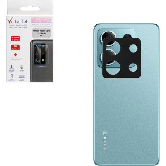 Volte-Tel Tempered Glass Xiaomi Redmi Note 13 5G 6,67'' 9H 0.25mm 3D Curved For Camera BLACK - (5205308356094)