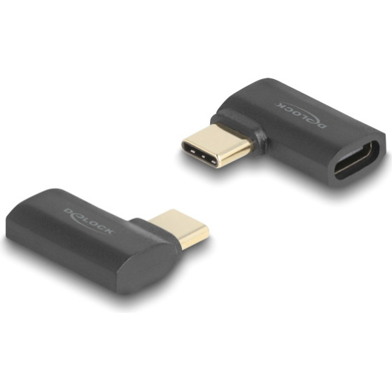DeLock ���������� USB-C �������� �� ������, 240W, 40Gbps, ������ - (60245)