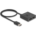 DeLock Displayport Switch 2 �� 1, bidirectional, 8K/30Hz, ����� - (18906)