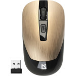 Defender MM-997 Wave Wireless Optical Mouse 1600dPi Gold - (52994)