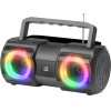 Defender Portable Bluetooth Speaker Beatbox 20 Black BT/FM/USB/TF/AUX/Light - (65420)