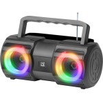 Defender Portable Bluetooth Speaker Beatbox 20 Black BT/FM/USB/TF/AUX/Light - (65420)