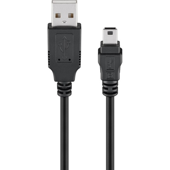 Goobay ������� Usb �� Usb Mini 480Mbps, 1.8m, ����� - (50767)