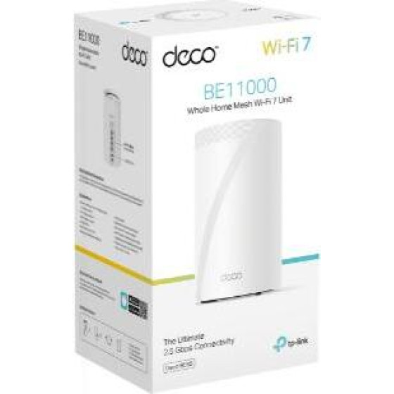 TP-Link BE11000 Whole Home Mesh Wi-Fi 7 System (Deco BE65(1-PACK) - (Deco BE65(1-PACK))
