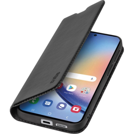 SBS Wallet Lite Book Case Samsung A35 5G Black - (BKLITESAA35K)