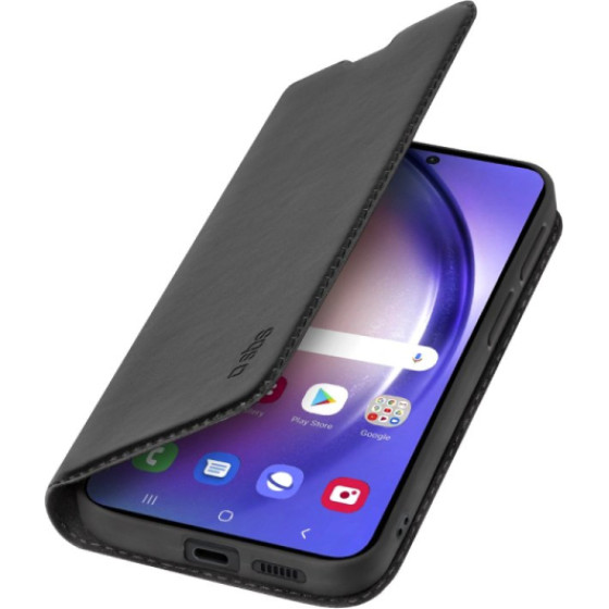SBS Wallet Lite Book Case Samsung A55 5G Black - (BKLITESAA55K)
