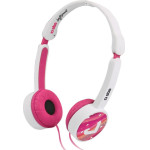 SBS Wired Headphone Kids Foldable With Volume Limitation 85 Db Pink White - (HEADPHONEVOLLI)