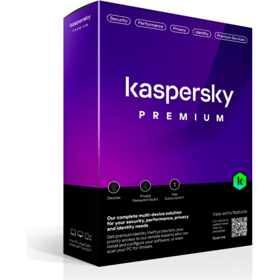 Kaspersky Premium + Cust Supp 3-Dev 1Y - (KL1047O5CFS-MSB-EE)