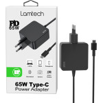 Lamtech TYPE-C Power Adapter 65W - (LAM113447)