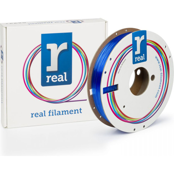 Real Petg 3D Printer Filament-Translucent Blue - Spool Of 0.5Kg -1.75mm - (NLPETGBLUE500MM175)