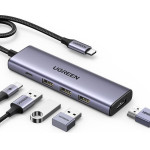Ugreen Multi Function Type-C Converter 5 in1 CM511 15596 - (CM511/15596)