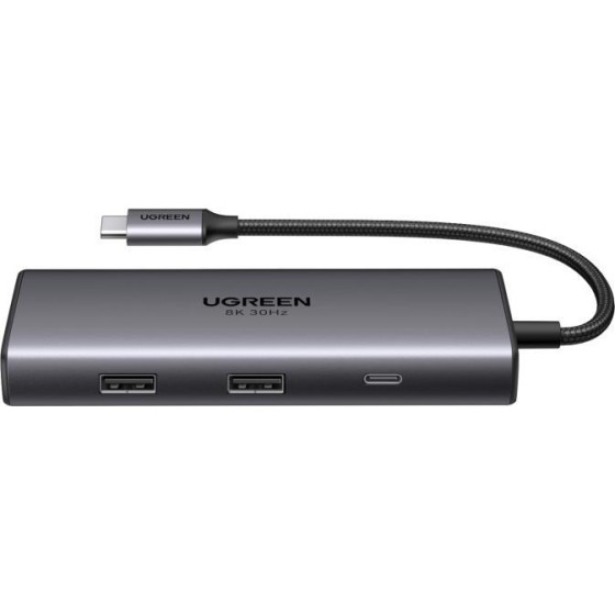 Ugreen Multi Function Type-C Converter 6 in1 CM498 15852 - (CM498/15852)