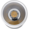 GloboStar Detronic ����������� ��������� Spot Downlight Led 10W 1300lm 24� Ac 220-240V IP20 �9cm x �16cm - ��������� - ����� - ������ ����� 4500K - Bridgelux Cob - Tuv Certified Driver - 5 ������ ������� - (60501)