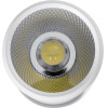 GloboStar Detronic ����������� ��������� Spot Downlight Led 10W 1350lm 24� Ac 220-240V IP20 �9cm x �16cm - ��������� - ����� - ����� ����� 6000K - Bridgelux Cob - Tuv Certified Driver - 5 ������ ������� - (60500)