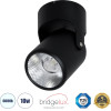 GloboStar Detronic ����������� ��������� Spot Downlight Led 10W 1350lm 24� Ac 220-240V IP20 �9cm x �16cm - ��������� - ����� - ����� ����� 6000K - Bridgelux Cob - Tuv Certified Driver - 5 ������ ������� - (60503)