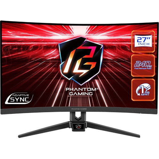 ASRock PG27F15RS1A VA HDR Curved Gaming Monitor 27 FHD 1920x1080 240Hz - (90LXA070-A0E1A0V)