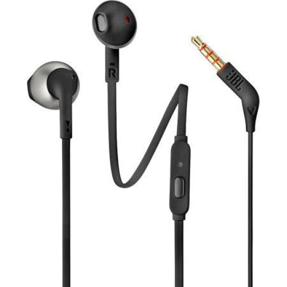 Hands Free Stereo JBL Tune T205 3.5mm ����� - (JBLT205BLK)