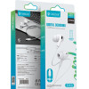 Celebrat Earphones �� ��������� E300, USB-C, 1.2m, ����� - (E300-WH)