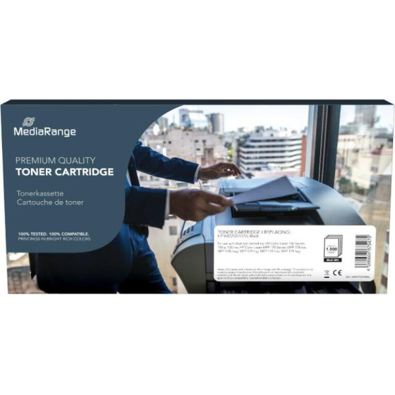 MediaRange Toner Cartridge For Printers Using HP(R) W2070A/117A Black - (MRHPT2070LBK)