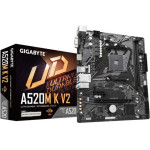 Gigabyte Motherboard AM4, Matx - (A520M K V2)