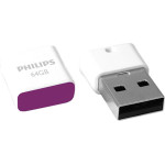 Philips Pico 64GB Usb 2.0 Purple - (FM64FD85B/00)