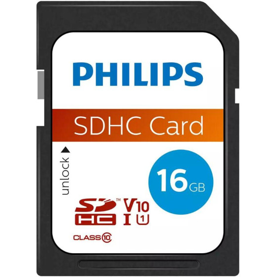 Philips Sdhc 16GB Class 10 U1 UHS-I - (FM16SD45B/00)
