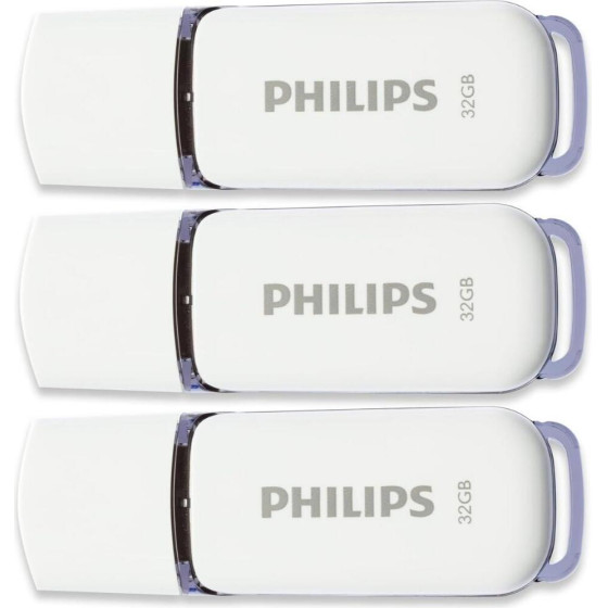 Philips Snow Pack 32GB Usb 2.0 Stick ����� - (FM32FD70E/00)