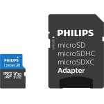 Philips Ultra Pro Microsdxc 128GB Class 10 U3 V30 UHS-I �� Usb Reader - (FM12MP65B/00)