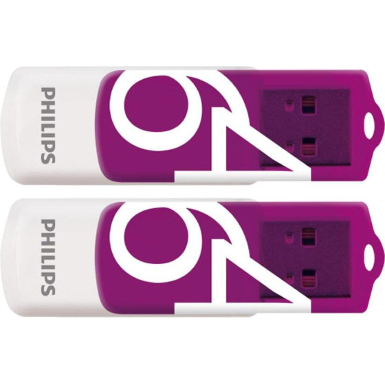 Philips Vivid Pack 64GB Usb 2.0 Stick ��� - (FM64FD05D/00)